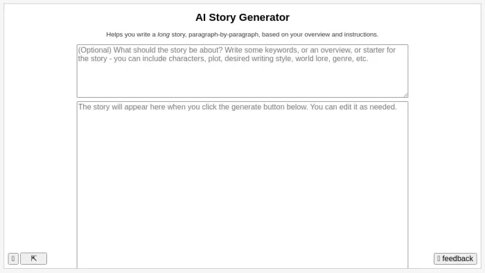 Prechance story generator