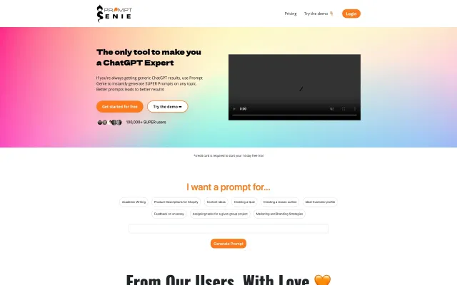 Prompt Genie