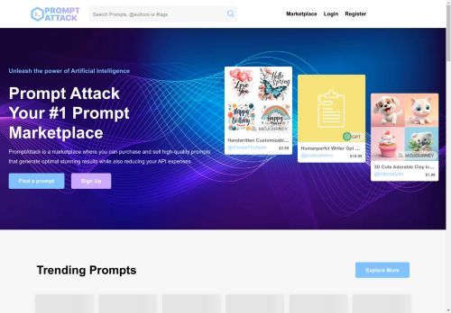 Prompt Attack - Your #1 Prompt Marketplace