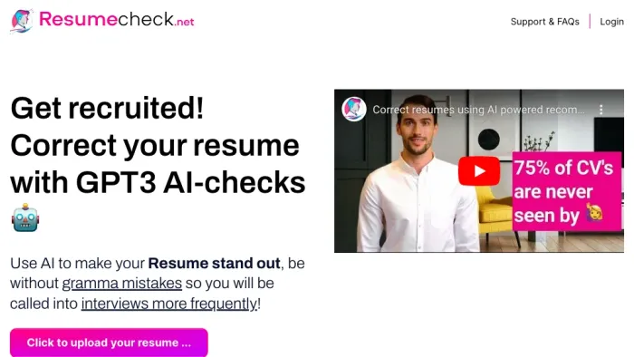 Resume Check