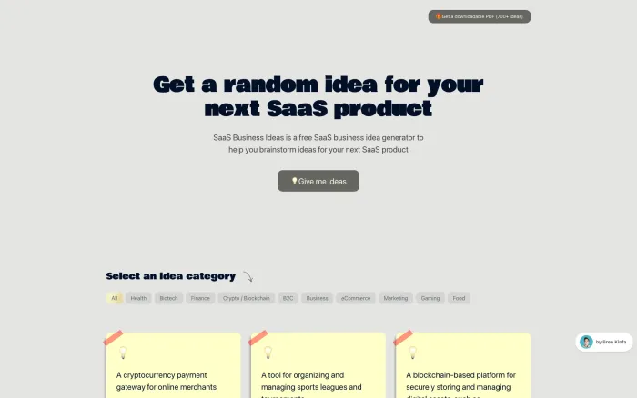 SaaS business ideas