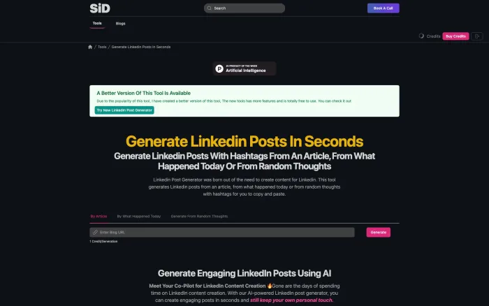 Linkedin Posts Generator