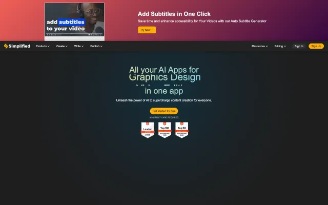 Simplified AI Writer