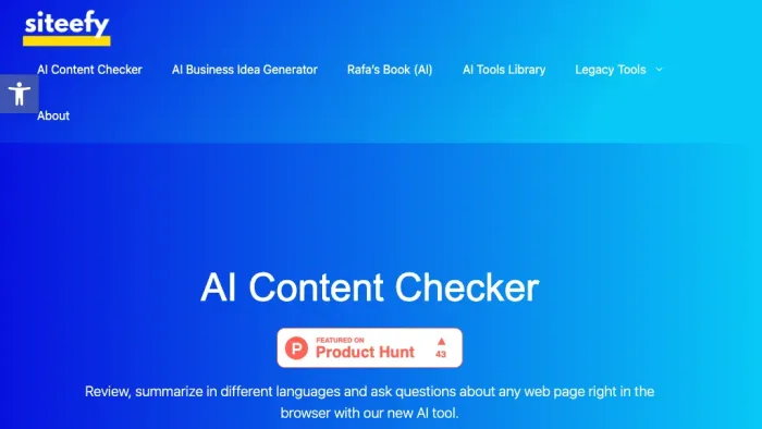 Siteefy content checker