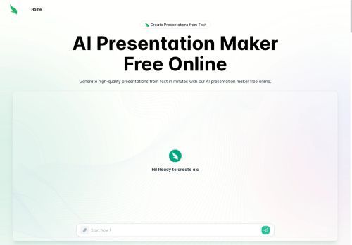 Slides.bot: AI Presentation Maker Free Online