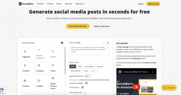 AI Social Post Generator