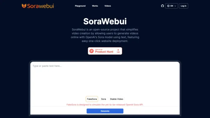 SoraWebui