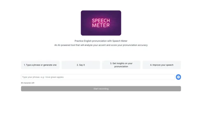 Speech Meter