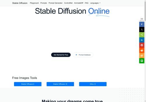 Stable Diffusion Online