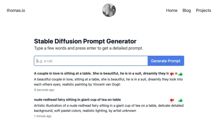 Stable Diffusion Prompt Generator