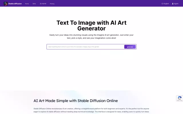 Stable Diffusion AI Generator