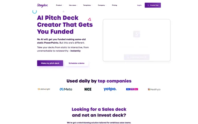 Storydoc Pitch Deck
