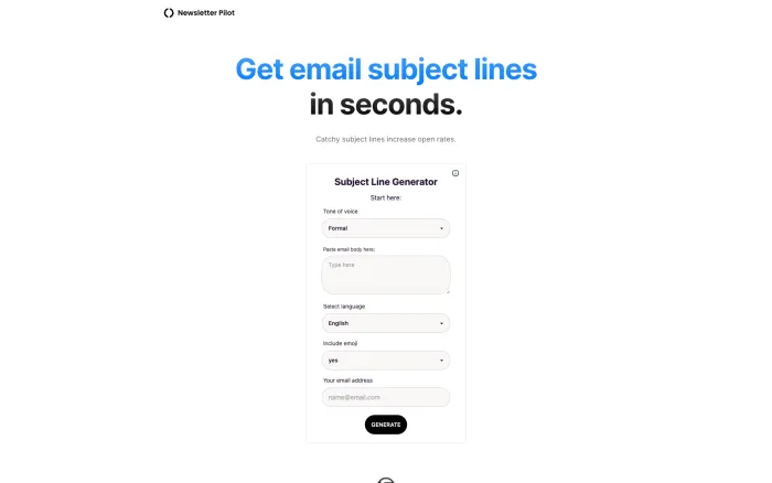 Subject Line Generator