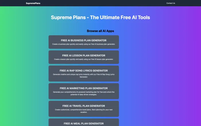 SupremePlans