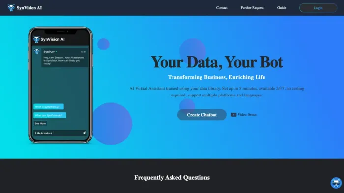 SynVisionAI Chatbot
