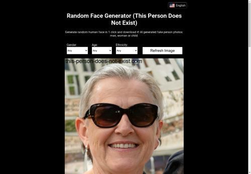 This Person Does Not Exist - Random Face Generator