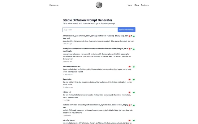 Stable Diffusion Prompt Generator