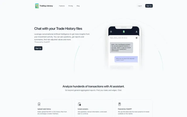 Trading Literacy Bot