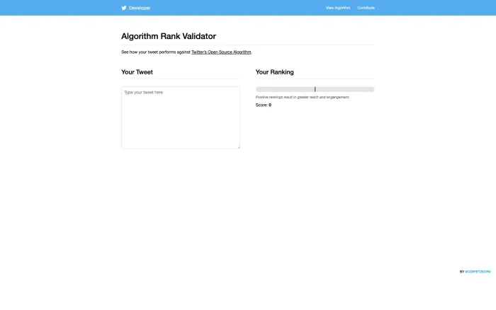 Algorithm Rank Validator