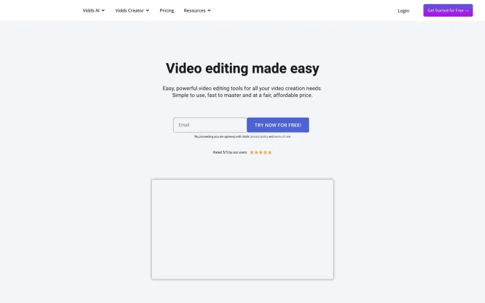 Video Editor by Vidds