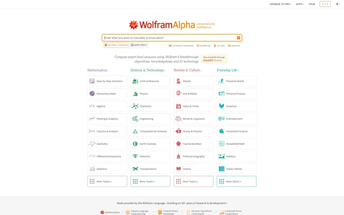 WolframAlpha