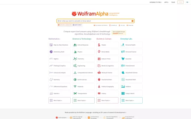 WolframAlpha