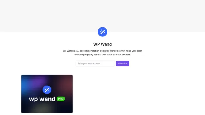 WP Wand